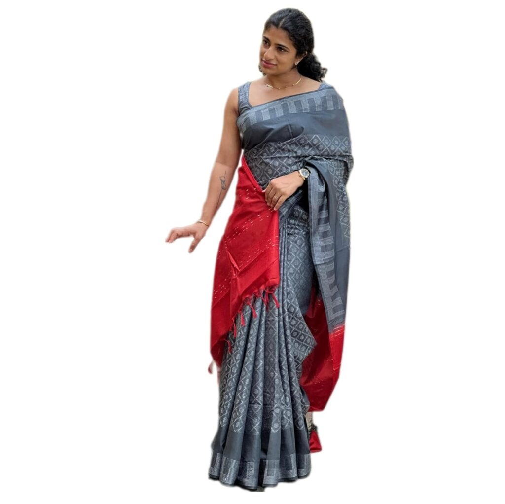 Zafreen Handloom | Women's Bhagalpuri Handloom Weaving Kota Silk Saree